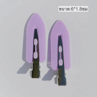 กิ๊บติดผม สไตล์เกาหลี แนวย้อนยุค สำหรับผู้หญิง Retro style Korean hair clips for women.