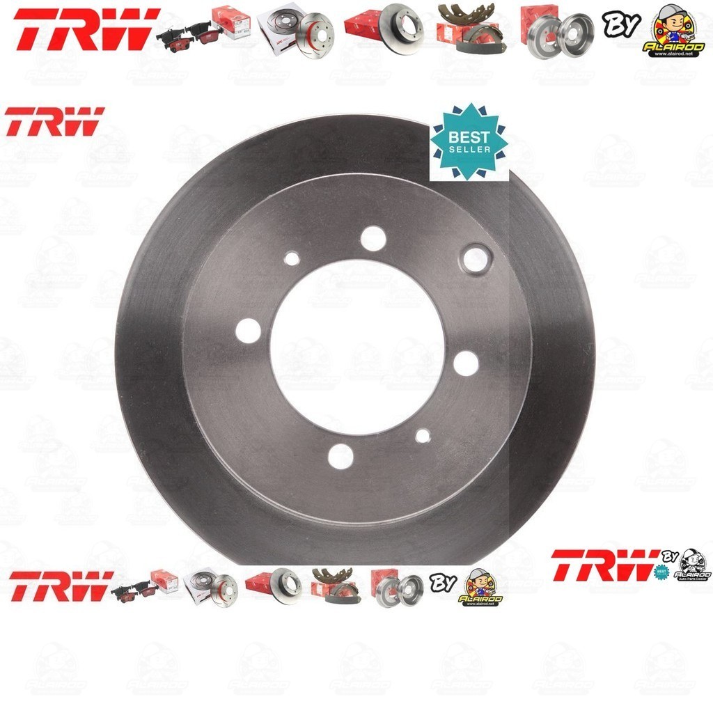 TRW จานดิสเบรคหลัง จานเบรคหลัง 1 คู่ / 2 ใบ MITSUBISHI NEW LANCER ปี 2004-2009  DF 4193 ขนาด 262 mm ใบหนา 10 mm