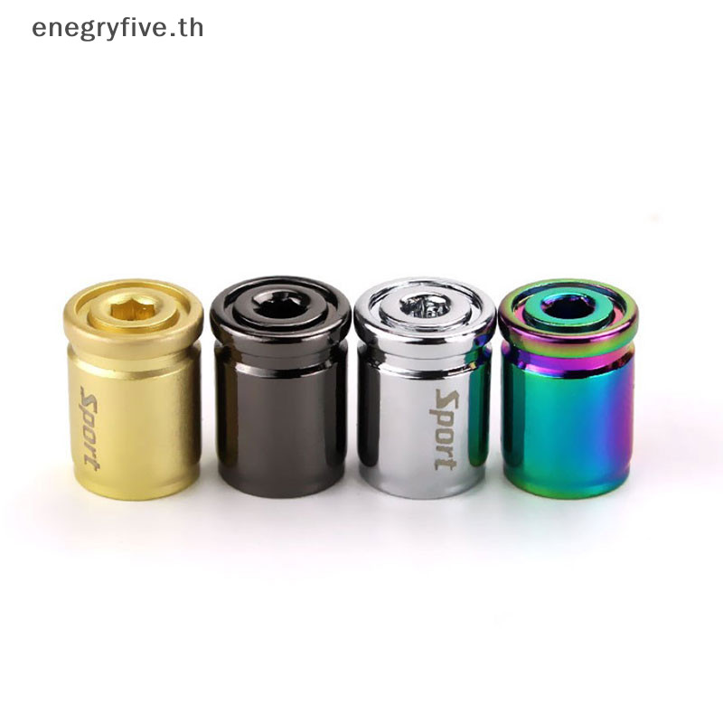 Lmh 4x ไทเทเนียมป ้ องกันการโจรกรรมยางรถวาล ์ วหมวกอลูมิเนียมกีฬาภายนอก Auto Air Caps .