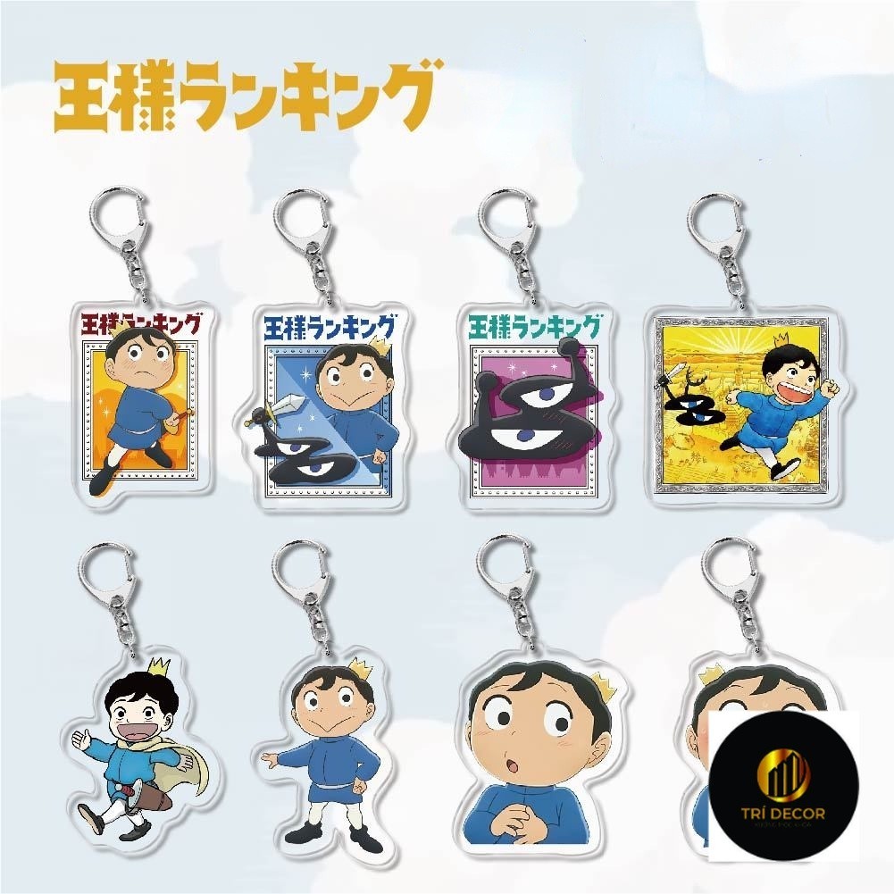 การจัดอันดับ Kings อะคริลิคพวงกุญแจอะนิเมะ Bojji พวงกุญแจ / Kage จี้อุปกรณ์เสริมพวงกุญแจการ์ตูน