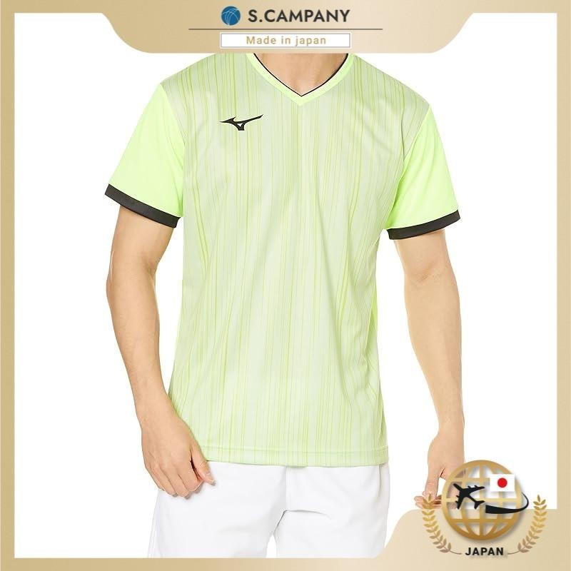 [Mizuno] Badminton Wear Game Shirt Sweat Absorption Quick Dry 72MA2004 Deep Green S