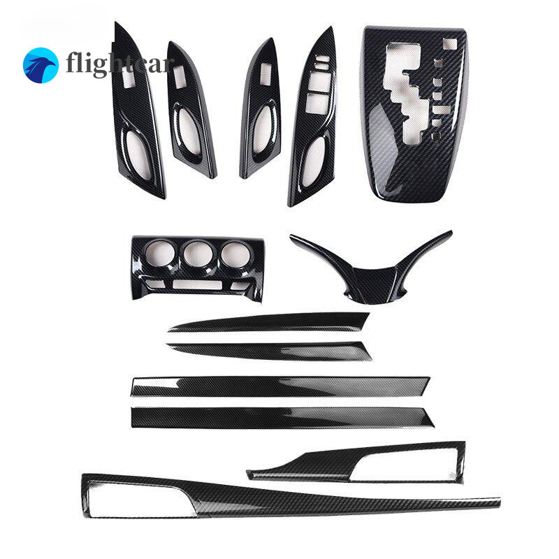 Ft สําหรับ TOYOTA VIOS 2014-2018 รูปแบบคาร์บอนไฟเบอร์รถแผงสวิทช์ฝาครอบแผงเกียร์, VIOS NCP150 XP150 อุปกรณ์ตกแต่งภายใน