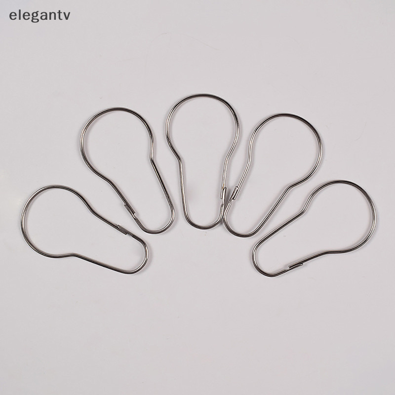 Egn 10/20pcs ผ้าม่านเปิด Gourd แหวน Carabiner พวงกุญแจคลิปผ้าม่านหน้าต่างผ้าม่าน Hook Bath ผ้าม่าน Rods Clamp อุปกรณ์เสริม N