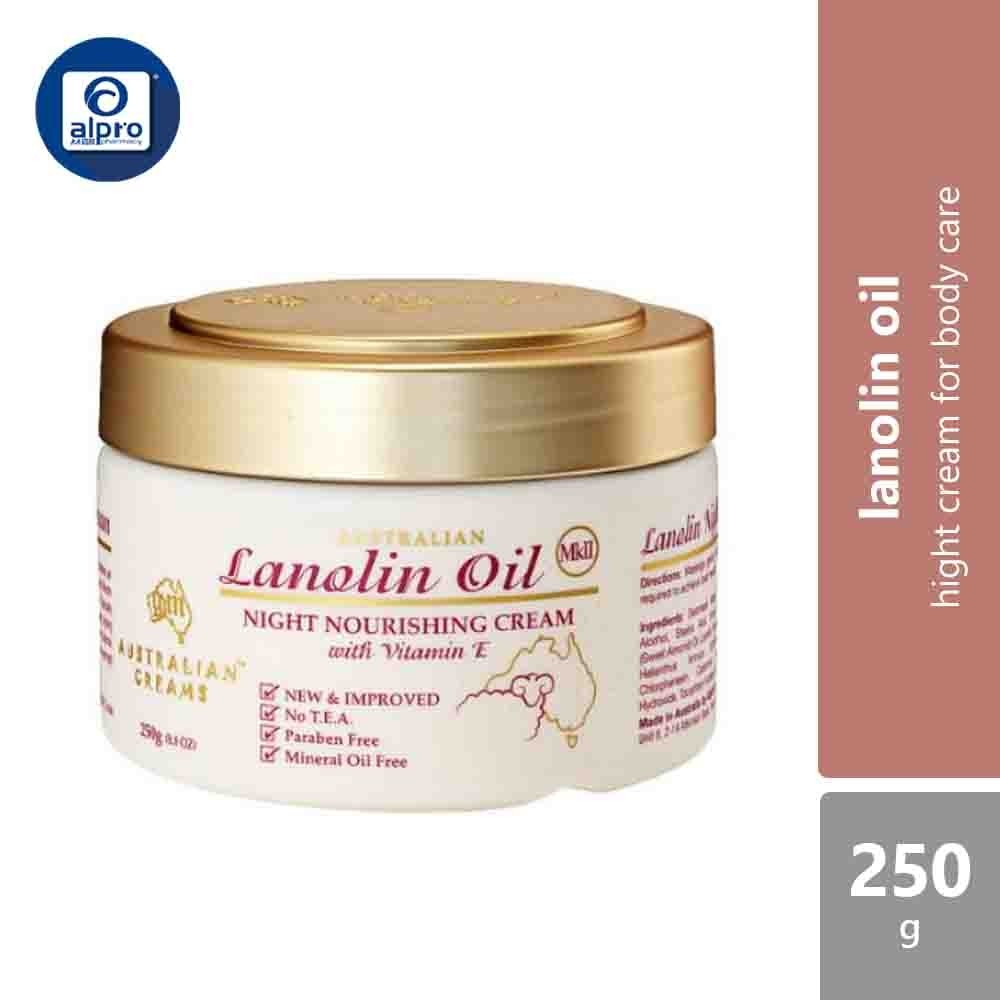 Australian Lanolin Oil Night Nourishing Cream 250g สําหรับบํารุงและรักษา Moisturising