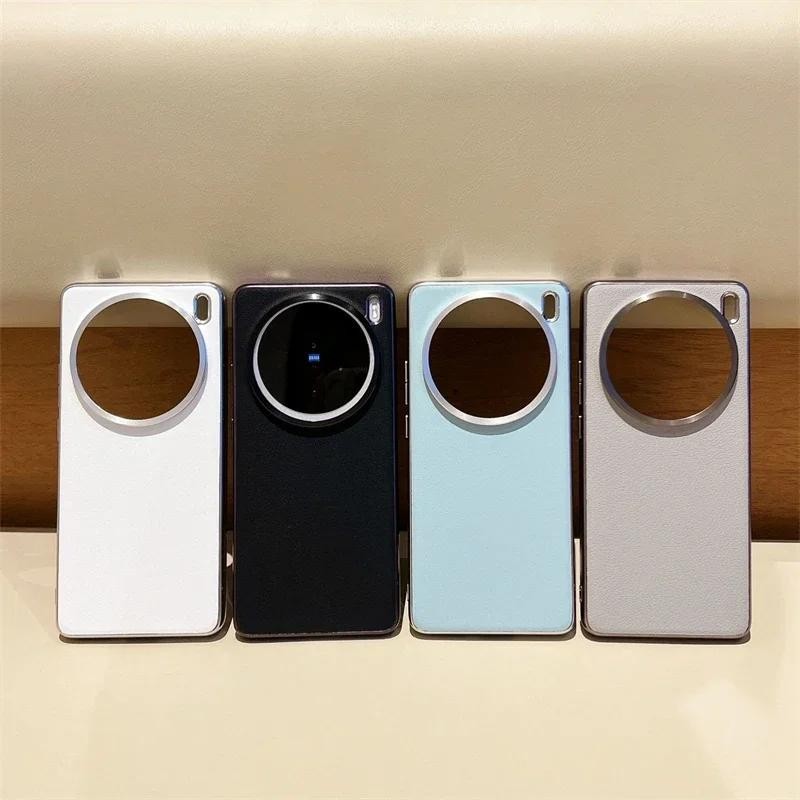 สําหรับ VIVO X100 Ultra X100 S Pro กรณีหนัง PC ฝาครอบโทรศัพท ์ สําหรับ VIVO X 100 Ultra X100S ผิวกัน