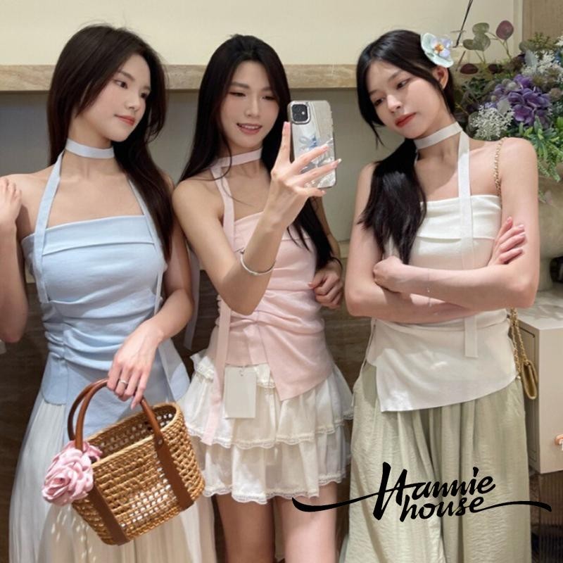 Hannie House- ชุดท ่ อและผ ้ าพันคอทรงปิดไหล ่ ฤดูร ้ อนสําหรับผู ้ หญิง