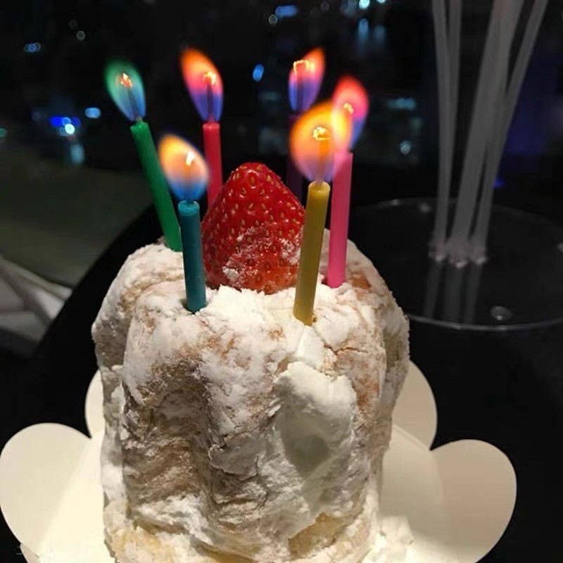 🌈พร้อมส่งจากไทย ‼️ เทียนวันเกิด วันเกิด เปลวไฟเปลี่ยนสี🌈  6แท่งและ12แท่ง - รูปที่ 5