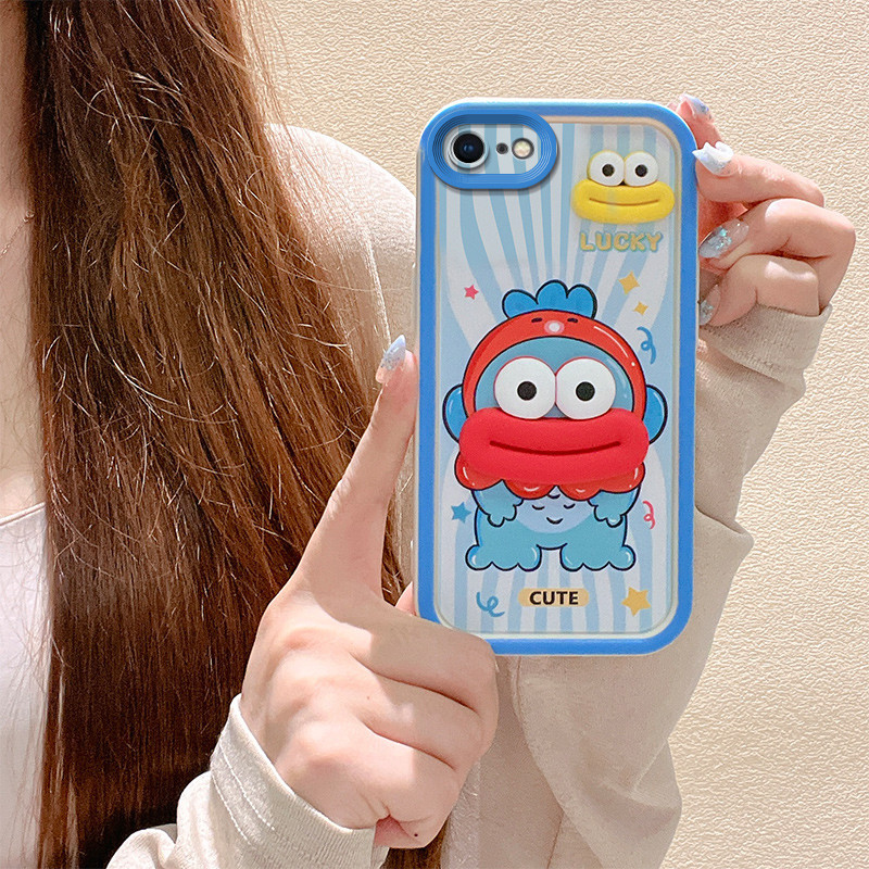 เคส iPhone 5 5S 6 6S 7 8 PLUS SE2020 SE2022 ของเล่นตุ๊กตาน่ารักกรณีโทรศัพท์ป้องกันการตก - รูปที่ 2