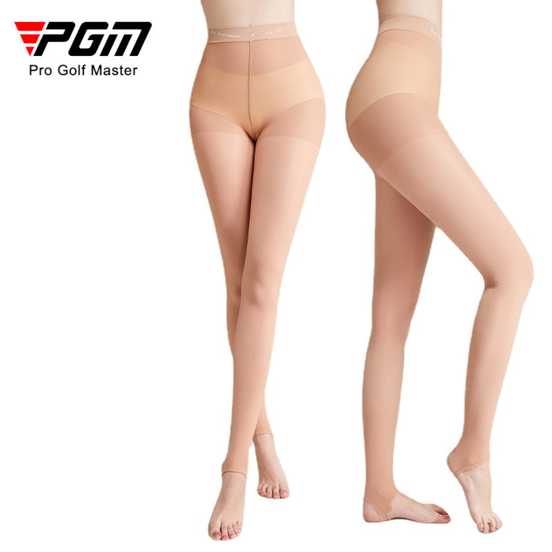 PGM KUZ169 เลกกิ้งกอล์ฟผู้หญิงถุงเท้าผ้าไหมกางเกงขายาวฤดูร้อนฤดูใบไม้ร่วงไม่มีรอยต่อแสงแดดกางเกงขายาวเท้าเลกกิ้ง