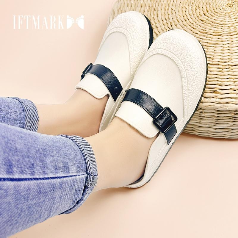 IFTMARK รองเท้าแตะ รองเท้าแฟชั่น สไตล์เกาหลี น่ารัก รองเท้ายางนิ่ม วัสดุนิ่ม ใส่สบาย รองเท้าแตะผู้หญิง[ส่งเร็วพิเศษ] - รูปที่ 3