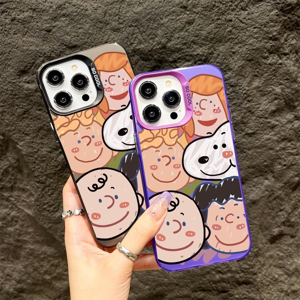 เคส การ์ตูนน่ารัก Snoopy Charlie case Samsung galaxy s24fe s25 ultra note20 ultra s20 fe s21 s22 + s23 plus s24 ultra 5G ปลอก casing