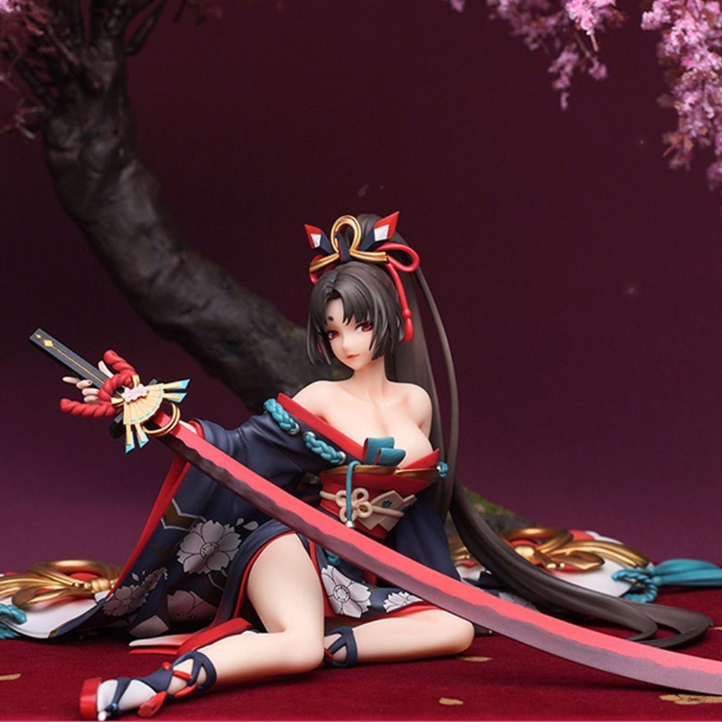 [ใหม่เอี่ยม] พร้อมสต็อก Myethos Onmyoji Sword Princess Sakura Rain Sword Dance Online Game Figure Je