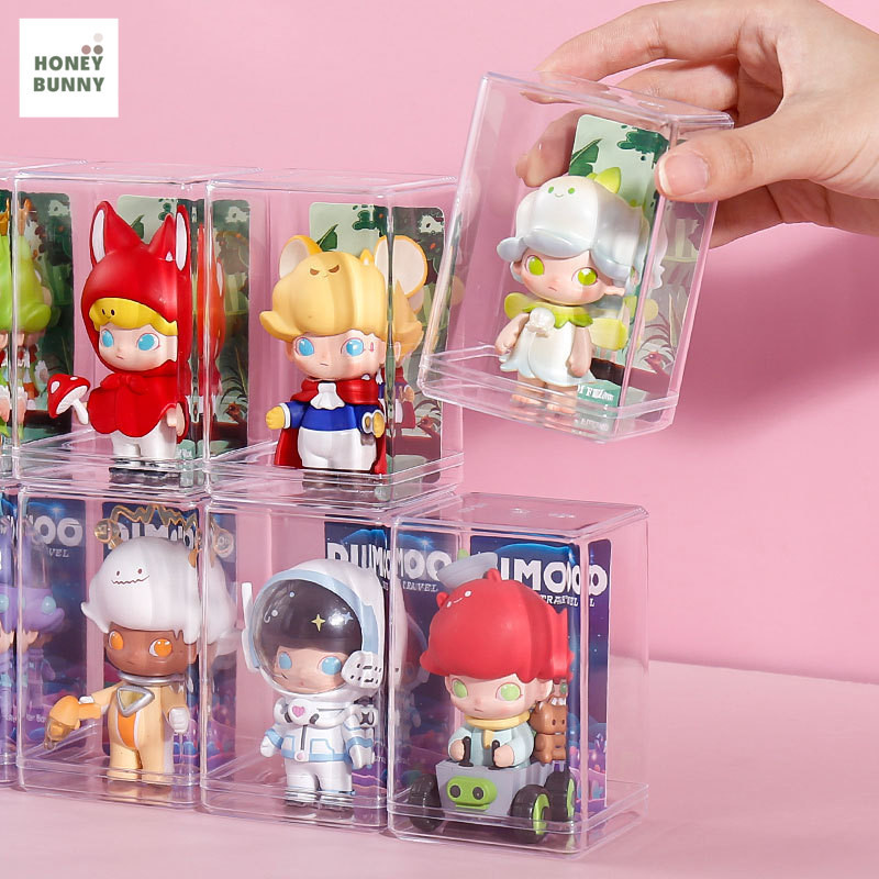 SET 1 ชิ้น/ 5 ชิ้น กล่องโมเดล กล่องใส่ตุ๊กตา แบบใส ขนาด 5.5x6.5x9.5 cm Art Toy Pop Mart
