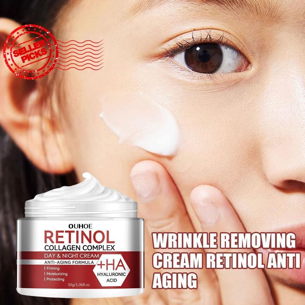 Ouhoe Retinol Moisturizing Cream Anti-Wrinkle & Fine Lines Anti-Aging Cream Nourishing W4X8
