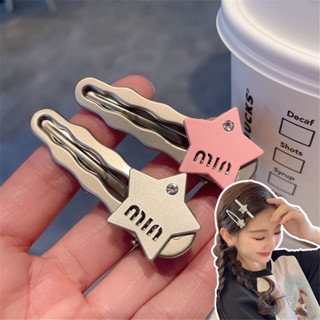 กิ๊บติดผมแฟชั่นเกาหลี ตัวอักษรรูปดาว ของขวัญวันเกิด M Y2K สํ…