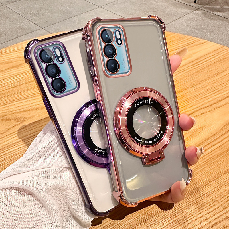 สําหรับ OPPO Reno 6 5G กรณี Electroplated TPU กันกระแทกฝาหลังเคสโทรศัพท์สําหรับ OPPO Reno6 5G กรณี