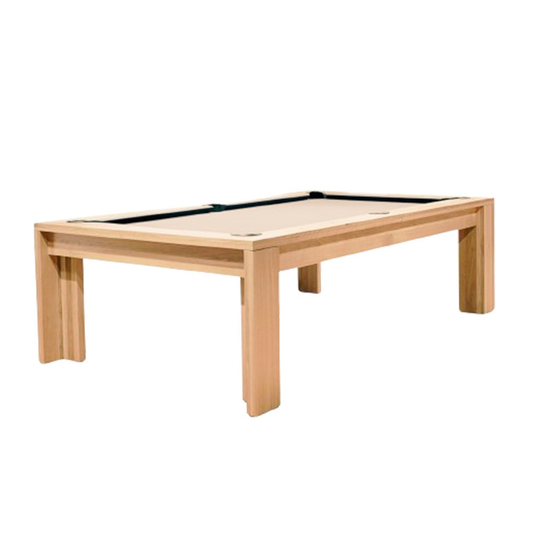 Tuscany โต๊ะพูล โมเดิร์น งานไม้โอ๊คสีธรรมชาติ 7 ฟุต Natural Oak 7ft Pool Table