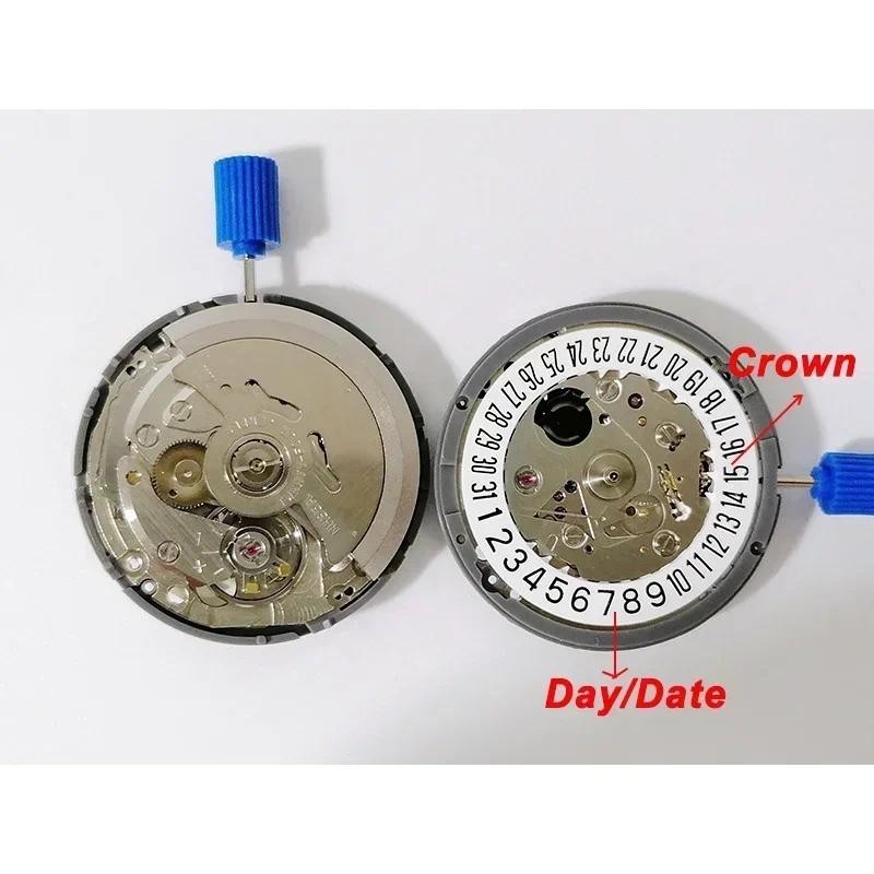 Zx ญี่ปุ่น Nh35 Movement Crown ที่ 3.8 3 6 Nh35A สีดําวันที่อัตโนมัตินาฬิกา Dial Mods ซ่อมช่างซ่อมนาฬิกา