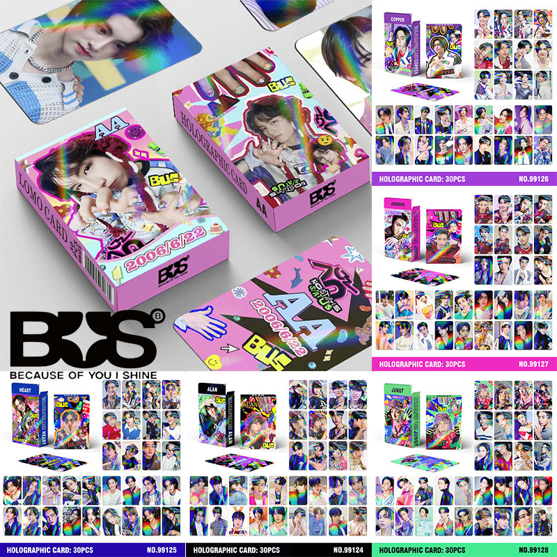 No-status Status BUS Photocard AA PEEMWASU THAI NEX 30 ชิ้นการ์ด Lomo BUS เพราะคุณ I Shine คนเดียวอั