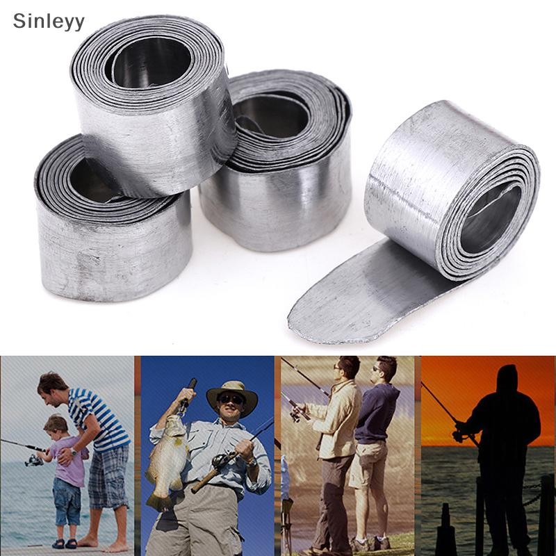 Nle 0.6-1.2 มม.30 ซม.แผ่นตะกั่วแถบตะกั่ว sinker ม้วนดีบุกอุปกรณ์ตกปลาอุปกรณ์เสริม N