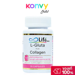 Life Zinc Plus Vitamin C 30 Capsules ไลฟ์ ผลิตภัณฑ์เสริมอาหาร.