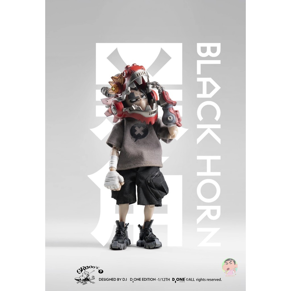 D_ONE STUDIO 1/12 black horn Action Figure