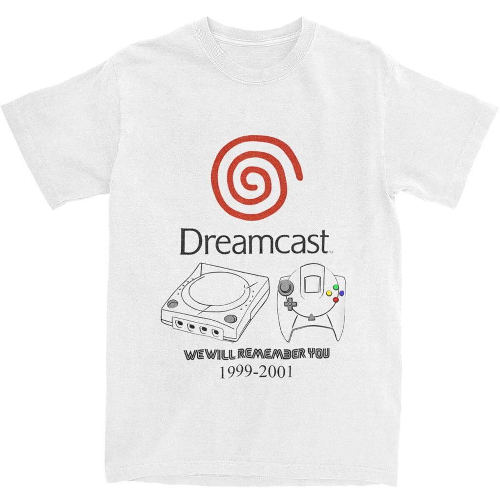 Men T Dreamcast 4 Life เสื้อยืด Hipster We Will Remember You Tee Vintage Cotton