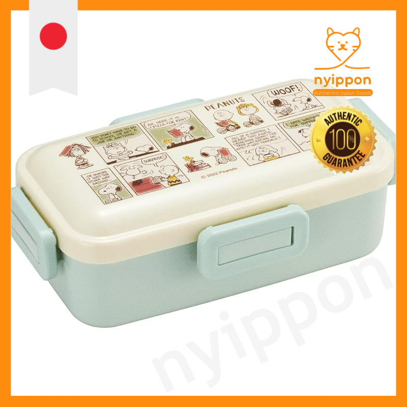 Skater Snoopy Peanuts Comic Bento Box - 600ml, Antibacterial, 2-Tier, Women's, Made in Japan  
Skate