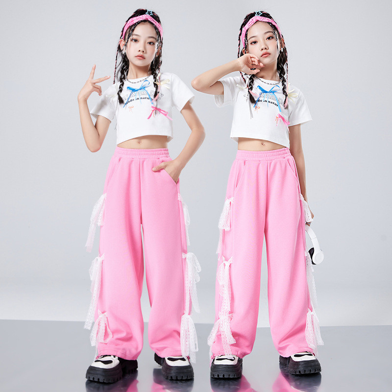 [Miaomiao] [Laughing Mouse Street Dance] Hip-Hop Childrens Wear Street Dance Childrens Trend Wear hi
