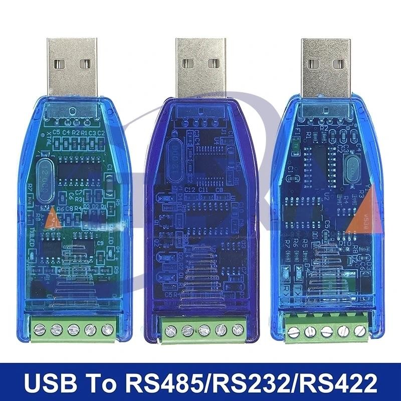 อุตสาหกรรม USB ถึง RS485 RS422 RS232 อะแดปเตอร์แปลงป้องกัน CH340 Converter ความเข้ากันได้ V2.0 มาตรฐาน A Connector Board