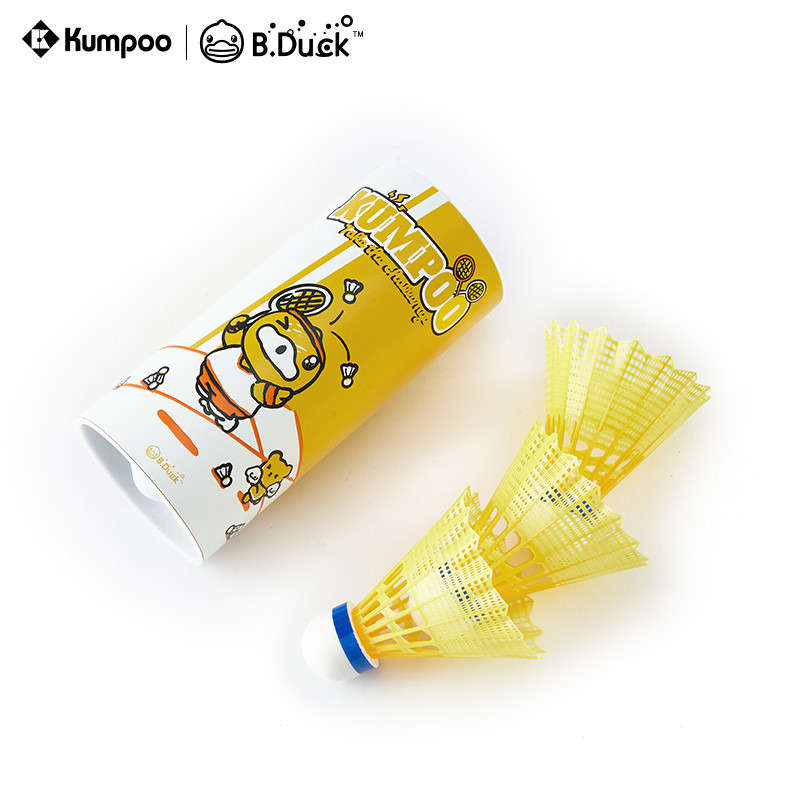 แบดมินตันพลาสติก 6 ลูก สำหรับฝึกซ้อมindoors และ outdoor ทนทาน มีความเร็วคงที่ 77 SBDUCK