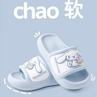 Sanrio Hello Kitty Children's Slippers Girls Summer 2025 New Non-Slip Home Indoor Baby Parent-Child Sandals fwPP