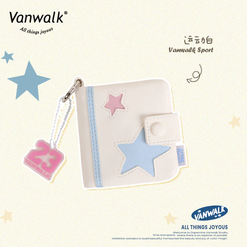 Vanwalk Picnic Series VS10 Girls Portable Lanyard Key Coin Purse