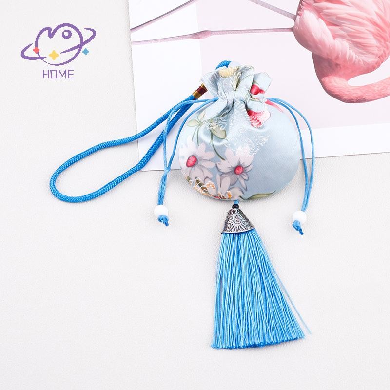 [mayhome] สไตล์จีนผ้าไหมผ้าปักกระเป๋าเย็บปักถักร้อยซองผ้ากระเป๋า sel จี้ Drawstring กระเป๋าสําหรับเครื่องประดับของขวัญกระเป๋า {TH}