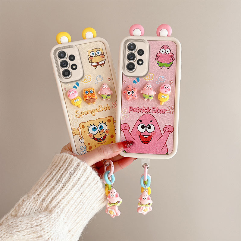 เคส samsung a13 a23 a32-4g a52 a53 a52s a13-lte ตุ๊กตาหนัง 3D มีหู bbpwedgz1