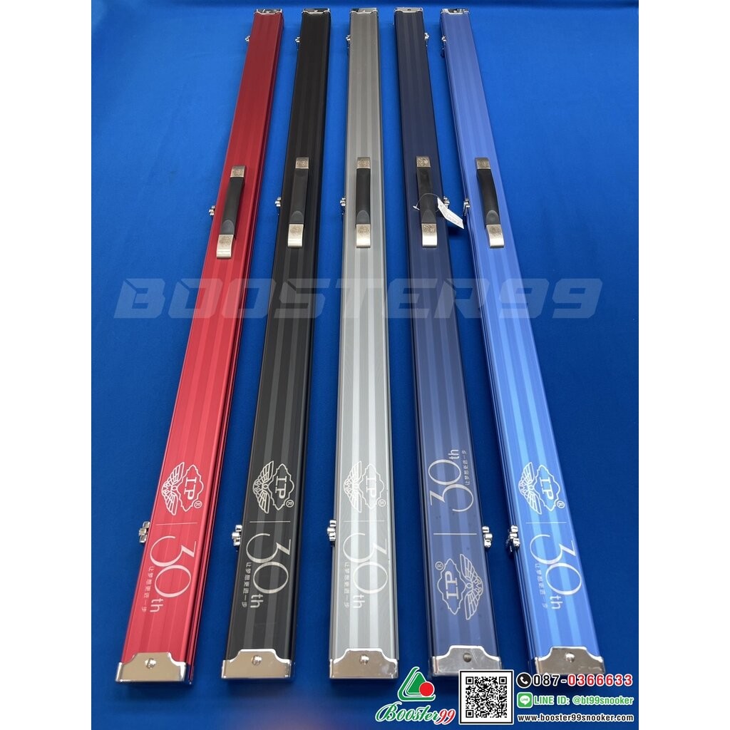 KA06 กล่องใส่ ไม้คิว ท่อนเดียว 2ช่อง อลูมิเนียม 3A หัวหุ่ม โครเมียม แบร์น LP *สีมีลอยเล็กน้อย (ราคาต่อ 1ใบ)