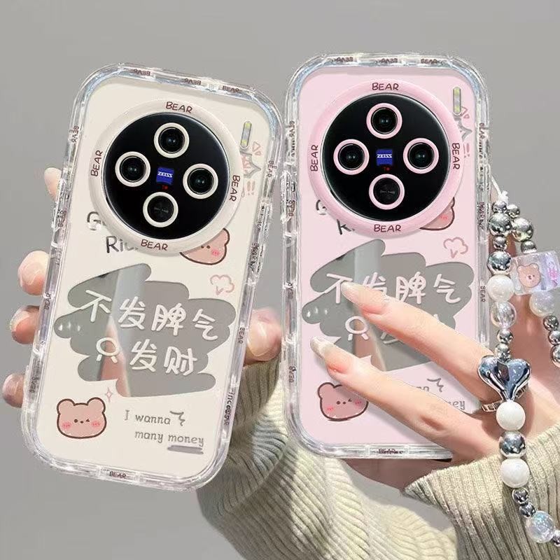 สําหรับ OPPO Find x8 Pro/Find x7 ultra 5G เคสโทรศัพท์กระจกถุงลมนิรภัยเคสซิลิโคนเคสป้องกัน