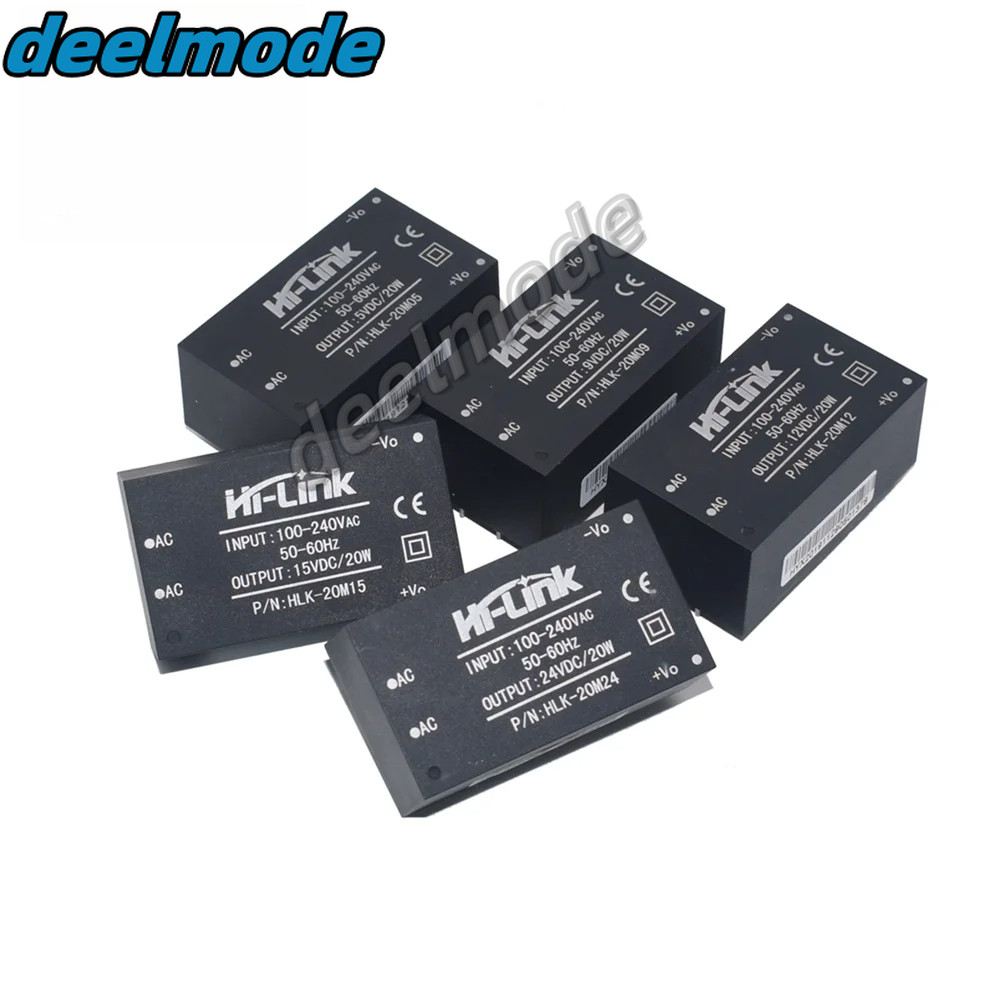 Hlk-20m05/20m09/20m12/20m15/20m24 AC DC 220V 5V/9V/12V/15V/24Vแยกสวิตช ์ ขั ้ นตอนลงแหล ่ งจ ่ ายไฟโ
