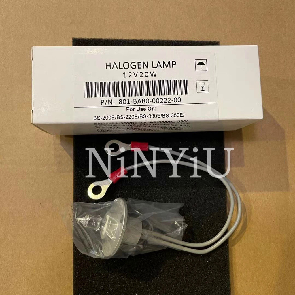 ❉20 ชิ้น โคมไฟ Mindray Bs200 Mindray 12V20W BS220 BS330E BS400 BS600 BS800 CMD800 Series เครื่องวิเค