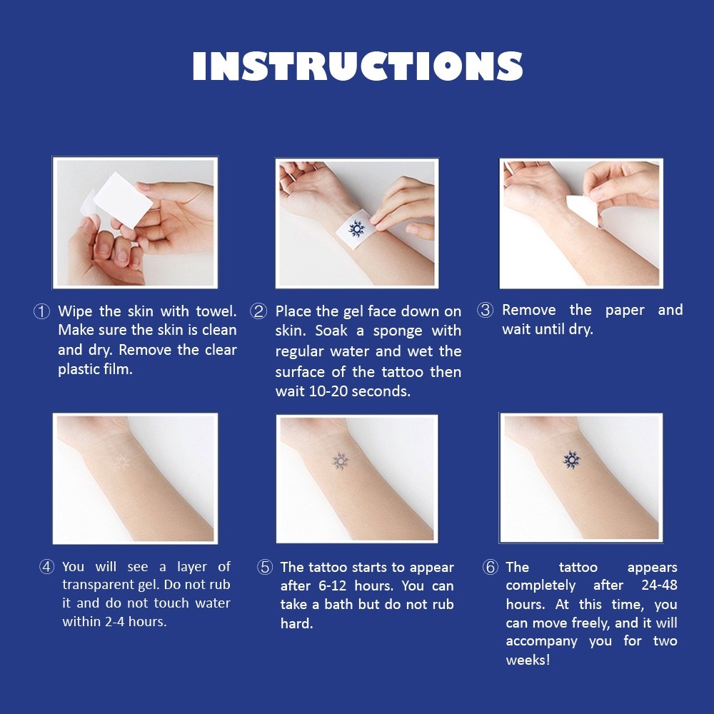 รอยสักลายหนามยาวสาวเซ็กซี่แขนพืชสักสติกเกอร์รอยสักกันน้ําติดทนนาน15วันสติกเกอร์ผิวรอยสักปลอมชั่วคราว