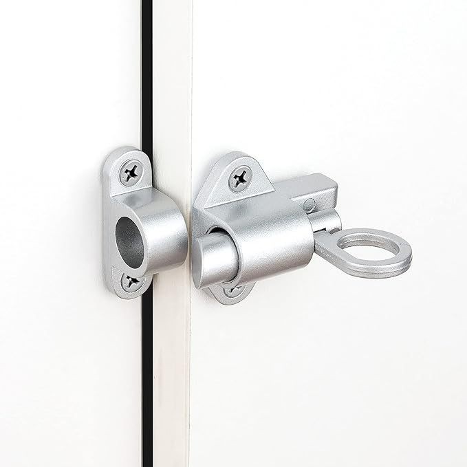 กลอนล็อคประตู สลักปิดตัวเอง แบบสปริงเด้งกลับ Self-Closing Latches กลอนประตูเหล็ก หน้าต่าง