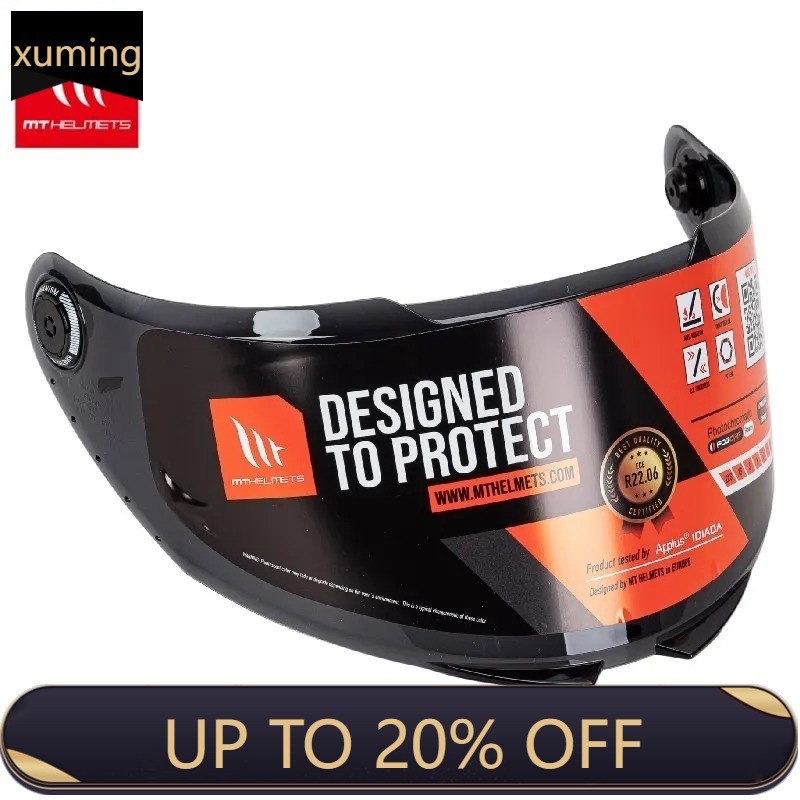 Xm เปลี่ยนหมวกกันน็อค Face Shield สําหรับ MT THUNDER 4 SV STINGER 2 หมวกกันน็อค MT-V-28B Shield MT อ