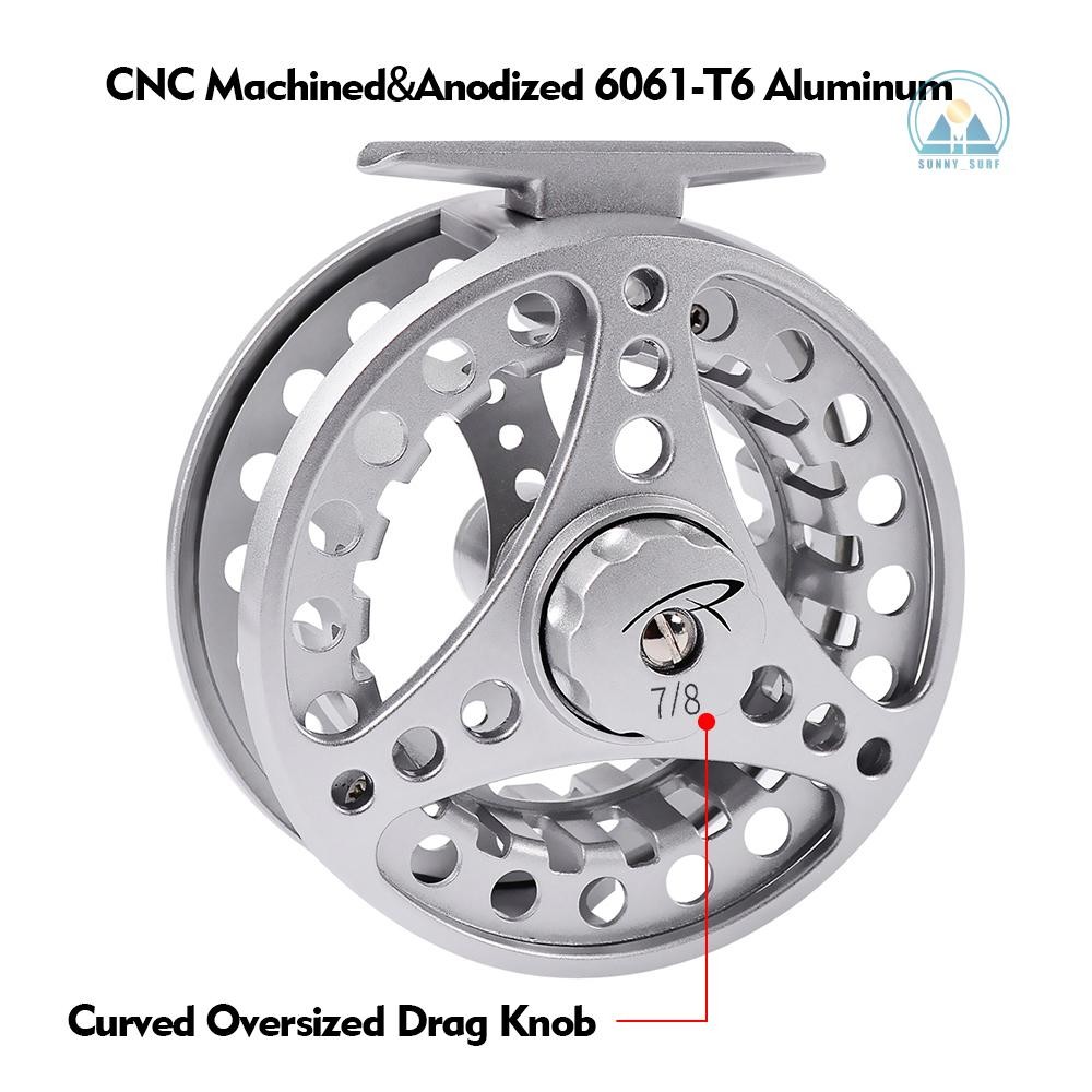 โลหะเต็มรูปแบบ Fly Fishing Reel อลูมิเนียมอัลลอยด์ Body Reel พร้อม Machined 3/4 5/6 7/8 ตกปลา Fly Reel