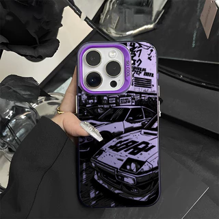 รถสปอร์ตย้อนยุค AE86 เคสไอโฟนหรูหราไฮโซ For iphone 11 12 13 14 15 16 Pro MAX 14P 15P XR XSMAX 7Plus เคสโทรศัพท์กันกระแทก