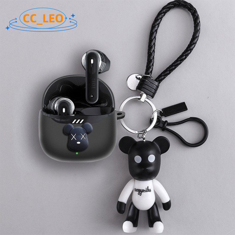 for JBL TUNE FLEX 2 Case JBL TUNE FLEX 2 Silicone Soft Case Cartoon Keychain Pendant JBL TUNE FLEX S