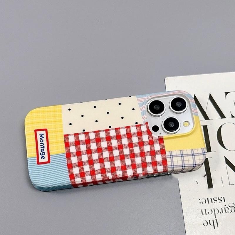 [ 12pm-16pm ] เคสลายสก๊อตแอปเปิ้ล + Griptok
