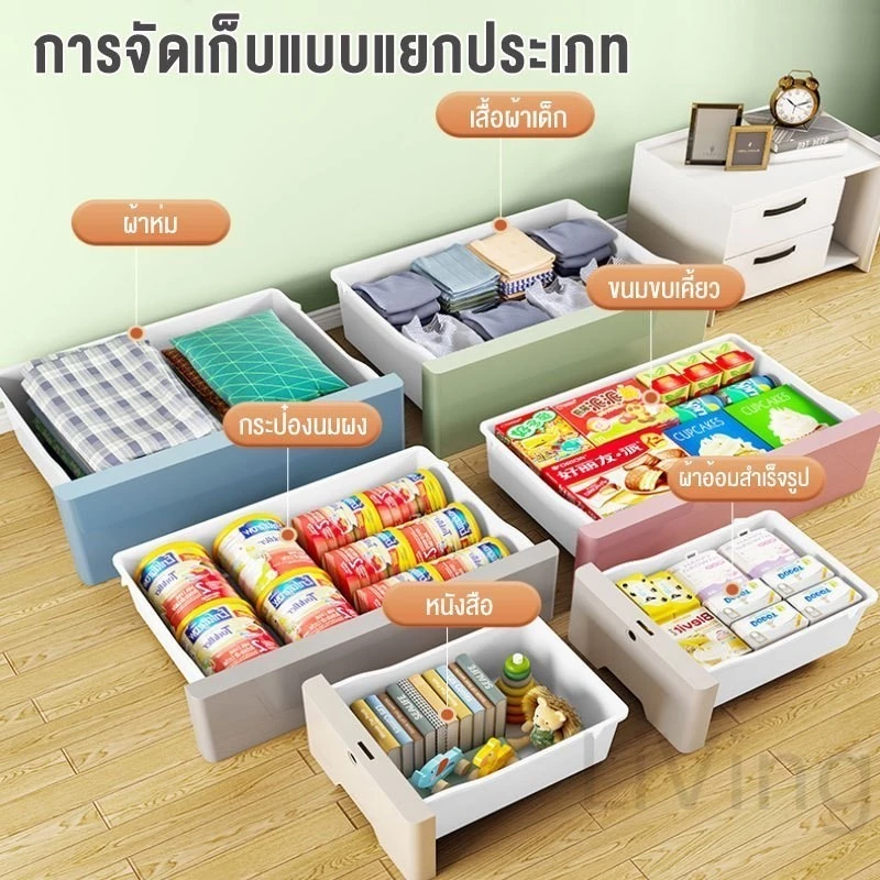 Living ลิ้นชักใส่เสื้อผ้า 3-7ชั้น ตู้เสื้อผ้า มีล้อ เป็นมิตรกับสิ่แวดล้อม thumbnail 4