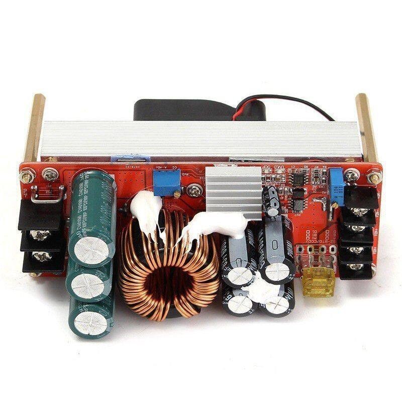 สเต็ปอัพ วงจรเพิ่ม แรงดันไฟฟ้า 400W/1200W/ 15A/20A DC-DC Boost Converter แปลงไฟจาก 8.5-50V เป็น 10-60V (Step Up)