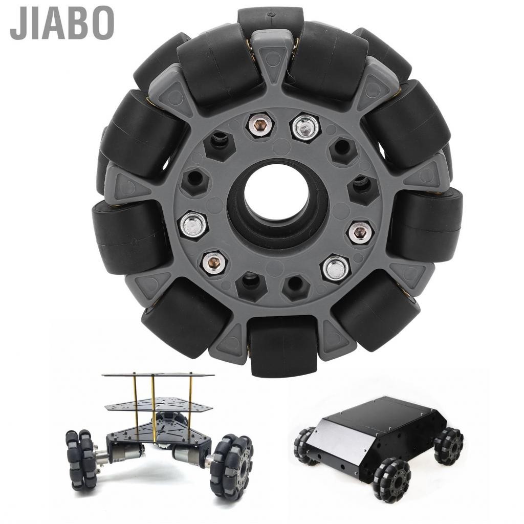Jiabo Fouf พลาสติก 100 มม. Omni Wheel 14049 สำหรับชุดแพลตฟอร์มคนงานชุดหุ่นยนต์