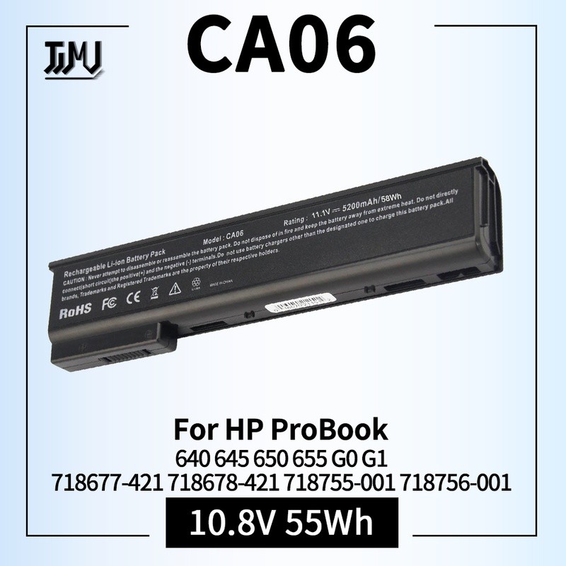 CA06 CA06XL CA09 Laptop Battery for HP Spare718677-421718678-421718755-001 HSTNN-DB4Y ProBook 640 645 650 655 G0 G1